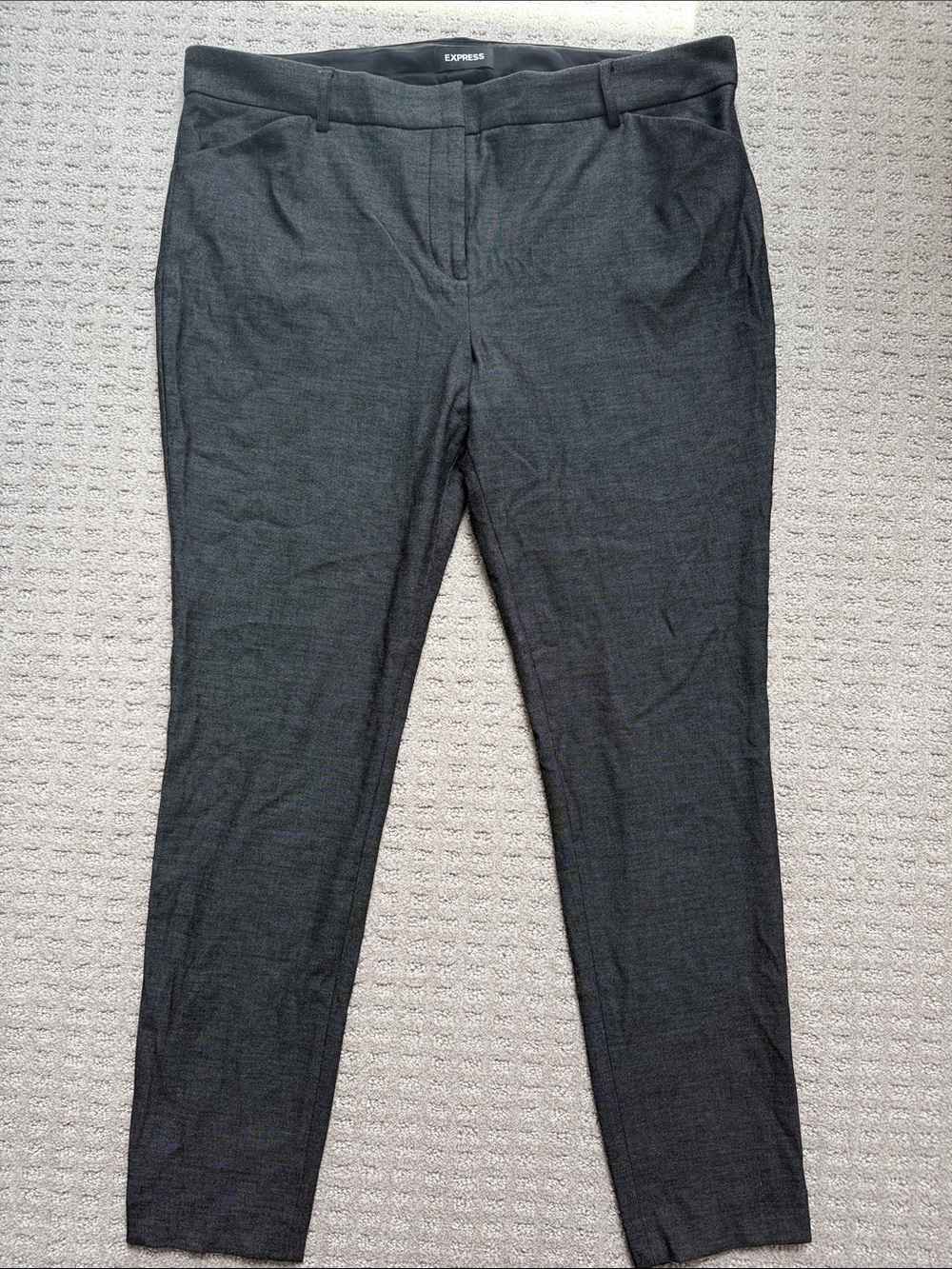 Express Charcoal Gray Dress Pants - Slim Trousers